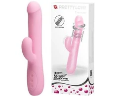 Pretty Love Vibratorius, rotacinis, klitorio masažuoklis, 12 režimų, 23 cm