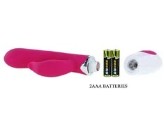LYBAILE Pretty Love Felix-Silicone Vibrator, 30 fun. vibr. Rožinė