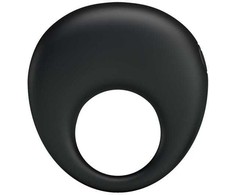Pretty Love Male Pretty Love Trap Silicone Vibrating Ring Juodas - Adjustable Comfort Design