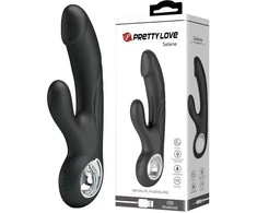 Pretty Love daugiafunkcis vibratorius su stimuliatoriumi 7 režimai 19cm