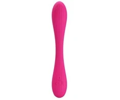 Pretty Love Bendable vibratorius dvigubas g taško klitoris 17cm