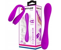 Pretty Love Smart Pretty Love Bendable vibratorius dvigubas g taško klitoris 17cm