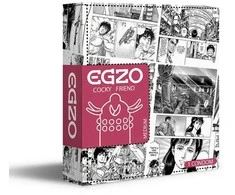 Egzo Exo Uncle Bob prezervatyvas su glamonėjimo smaigaliais ir siurbtuku Medium 1vnt.