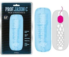 Profjason C CHISA Palm Stroker No.6-Mėlyna