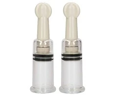 Pumped By Shots Siurbiamasis nipelio siurbimo rinkinys mažas – skaidrus