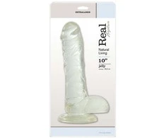 Real Rapture Dildo ant siurbtuko tikroviškos varpos sėklidės 25cm