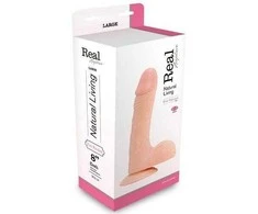 Real Rapture Dildo realistiškas su pultu stiprios vibracijos 20 cm