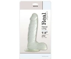 Real Rapture Dildo siurbtukas sėklidės tikroviškas varpos 19cm