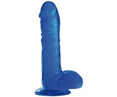 Real Rapture Paprastas guminis dildo su siurbtuku