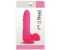 Real Rapture Straight guminis styginis dildo su siurbtuku