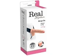 Real Rapture Realistinis tuščias penis ant dirželių, vyriškas, 20 cm