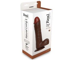 Real Rapture mielas storas varpos dildo siurbimo puodelis nuotolinio valdymo pultelis 23cm