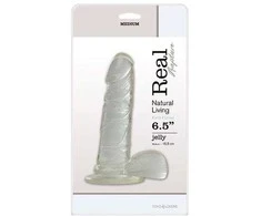 Real Rapture Gel varpos dildo venos sėklidės siurbtukas seksas 16cm