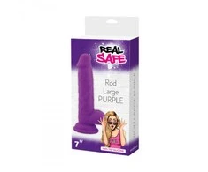Real Safe Natūralus tikroviškas varpos silikoninis dildo 17cm