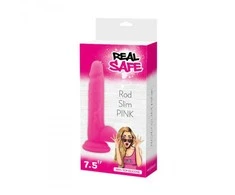 Dildo-Fallo realistico real safe rod slim pink
