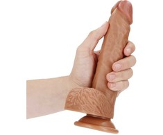 Realrock By Shots RealRock Model 8 Straight Anatomical Intimate Machine with Suction Cup 20.5cm