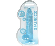 Realrock By Shots REALROCK Crystal Clear Intimate System with Suction Cup 21 cm Transparent