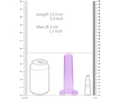 Realrock By Shots REALROCK Crystal Clear Intimate Machine 13.5 cm with Suction Cup