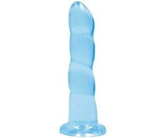Realrock By Shots REALROCK Crystal Clear Intimate Model 17 cm with Suction Base