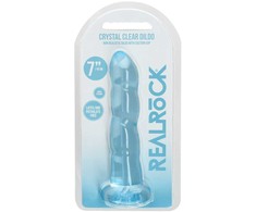 Realrock By Shots REALROCK Crystal Clear Intimate Model 17 cm with Suction Base