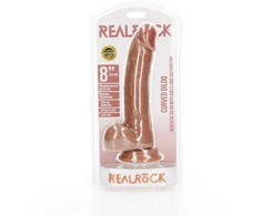 Realrock By Shots Realrock Large Silikoninis styguotas dildo siurbtukas 23 cm