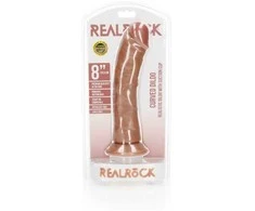 Realrock By Shots Realrock Large Silikoninis styguotas dildo siurbtukas 22,5 cm