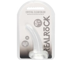 Realrock By Shots REALROCK Crystal Clear Intimate Machine with Suction Cup 11.5cm Transparent