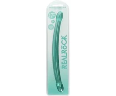 Shots Realrock Dvigubas glotnus dildo lesbiečių seksui 42 cm