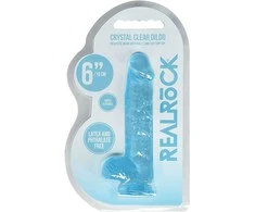 Realrock By Shots Realistiškas dildo su kamuoliukais - 6""""/ 15 cm