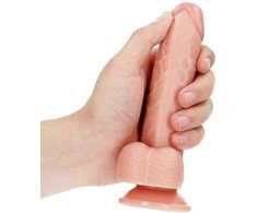 Realrock By Shots Realrock Realist styguotas dildo su siurbtuku 17 cm