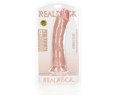 Realrock By Shots Realrock Silicone didelis dildo su stipriu siurbtuku 25 cm