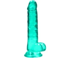 Realrock By Shots Realrock silikoninė dildo su stipriu siurbtuku 19 cm