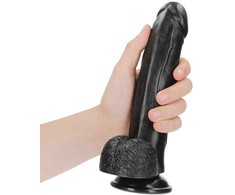 Realrock By Shots Realrock Silicone styginis dildo su siurbtuku 23 cm