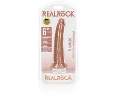 Realrock By Shots plonas tikroviškas dildo su siurbtuku - 6 / 15,5 cm