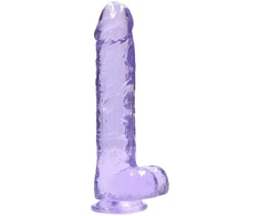 Realrock By Shots Realistiškas dildo su kamuoliukais - 10""""/ 25,4 cm