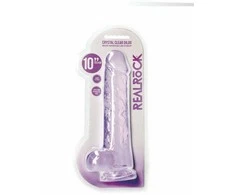 Realrock By Shots Realistiškas dildo su kamuoliukais - 10""""/ 25,4 cm