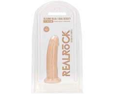 Realrock By Shots REALROCK Ultra Silicone Model 6 Thermo Reactive 15 cm - Suction Base, Brown