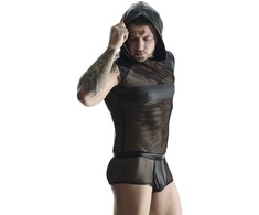 Regnes Fetish Planet vyriški marškinėliai be rankovių Su Hoodie S