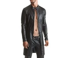 Regnes Fetish Planet RMMario001 - juodas coat - L