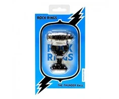 Rock Rings Vibruojantis dvigubas erekcijos žiedinis masažuoklis