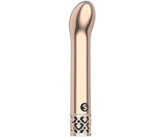 Royal Jewel Shiny G-Spot Vibrator - Metallic Rechargeable Model Slim