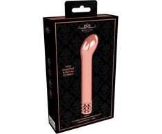 Royal Jewel Shiny G-Spot Vibrator - Metallic Rechargeable Model Slim