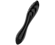 Satisfyer Dazzling Crystal 1 dildo szklane Juodas