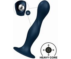 „Satisfyer Double Ball-R“ (tamsiai mėlynas)