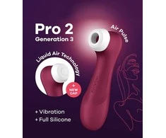 Satisfyer - Pro 2 Generation 3 Wine Raudona
