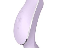 „Satisfyer SATISFYER_Curvy Trinity 2“ oro pulsuojantis vibratorius, violetinis