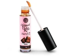 Secret Play Secretplay Vibrant Kiss Edible Lūpų blizgis Brownie Flavour 6g