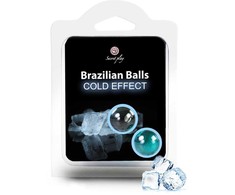 Secretplay Cosmetic Secret Play Brazilian Cooling Effect Intimate Spheres 2 pcs Vanduo-Based