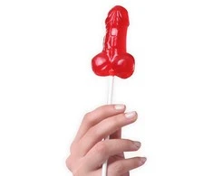 Secretplay Cosmetic Sexy Lolli Strawberry Flavored Fun Candy 21cm - Party Edition