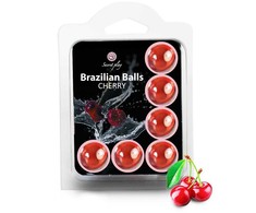 Secretplay Cosmetic Secret Play Brazilian Balls Cherry Scented Lubricating Pearls 2pcs